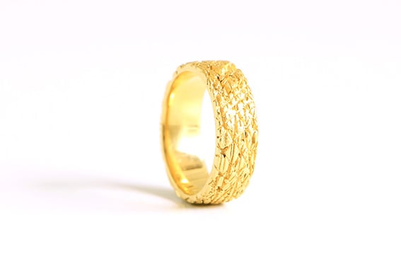 Image of Dans les bois, ring in gold 18k