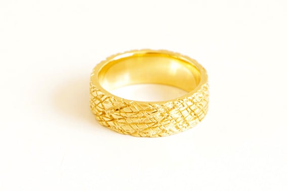 Image of Dans les bois, ring in gold 18k