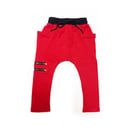 Image 3 of Red Zipper Joggers