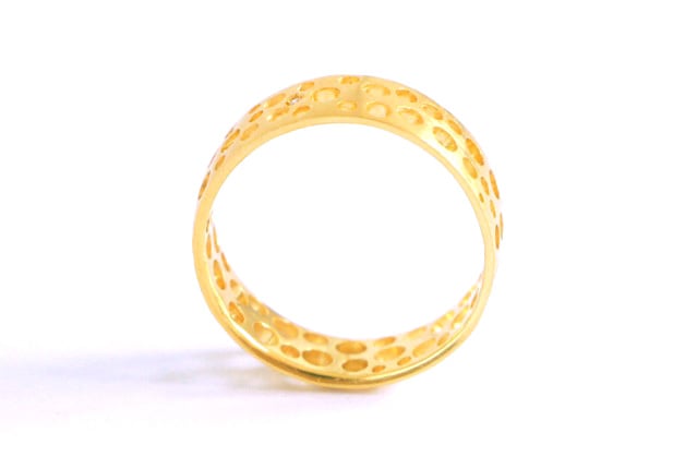 Buy quality 916 gold engagement design ring in Bengaluru