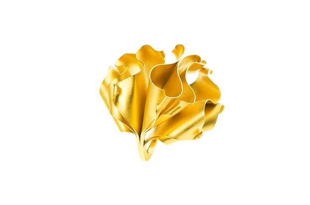 Image of Feuilles d´or, Sculptural ring in Fairmined gold 18k 