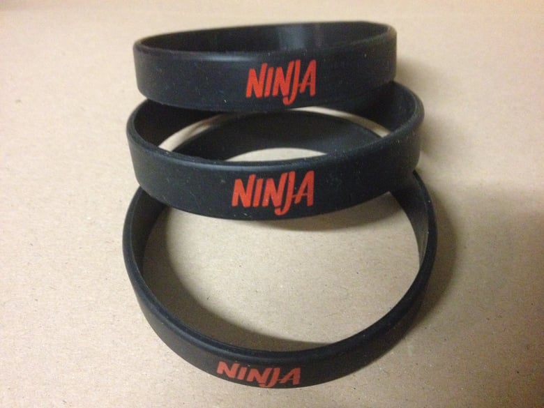 Image of 3 bracciali di gomma Ninja