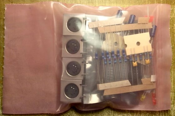 Image of MIDI I/O module Kit + Board