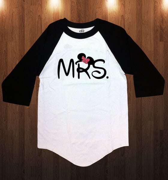 Image of Mrs baseball tee