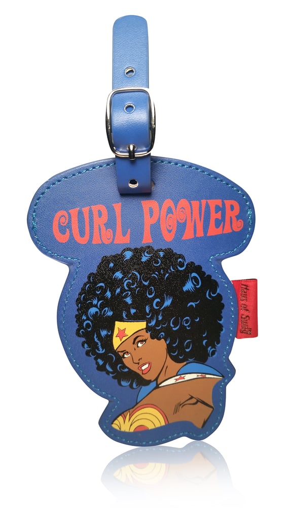 Curl Power Luggage Tag Haus of Swag