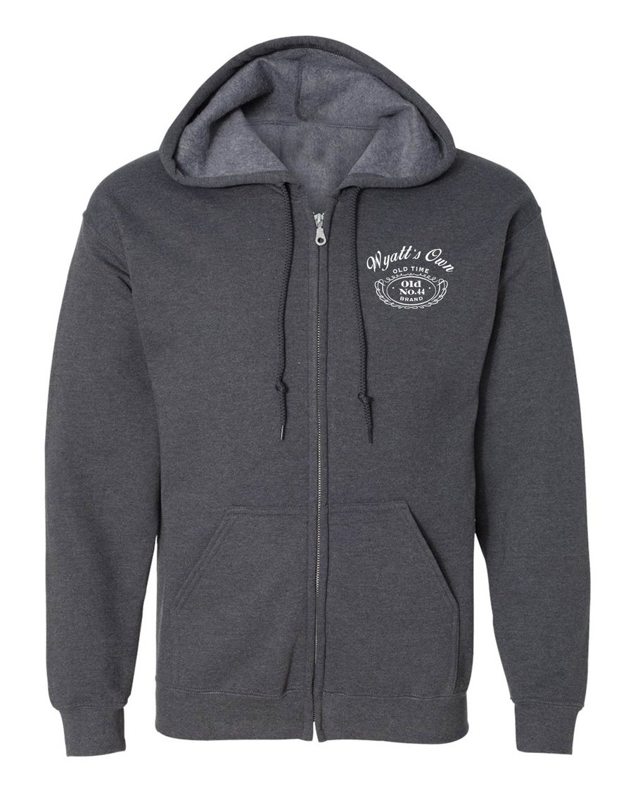 Image of .44 Brand Zip Up Hoodie (Charcoal)