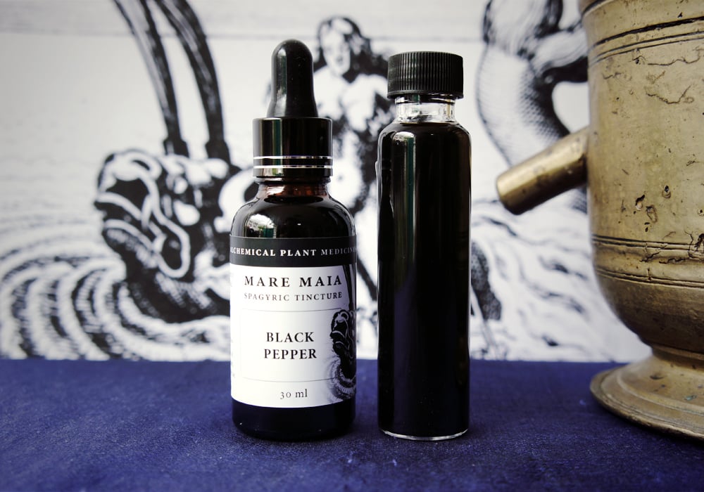 Image of BLACK PEPPER spagyric tincture - alchemically enhanced plant extraction