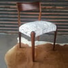 TH Brown Spade Back Dining Chairs Set of 6