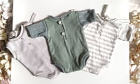 Newborn boy set for photoshoots | sage | grey | stripes| photo props