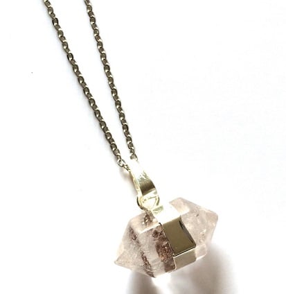 Image of Kool Jewels Clear Precious Stone Pendant
