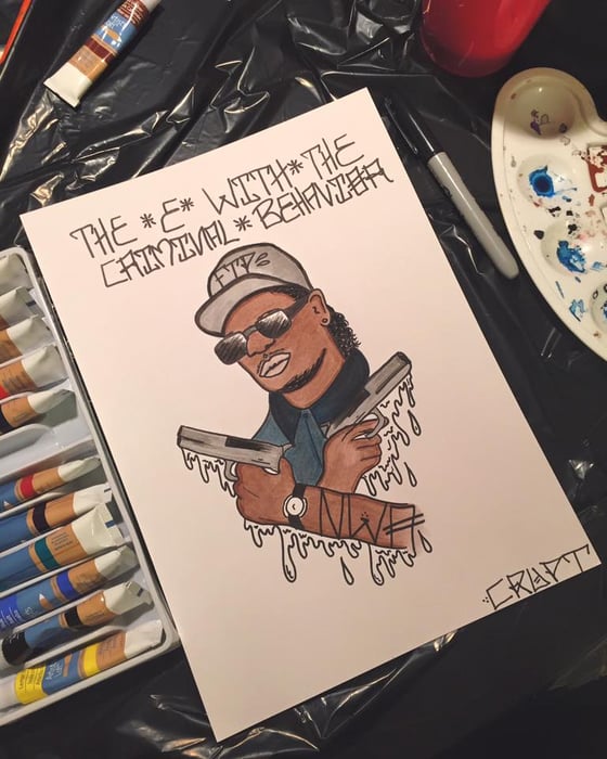 Image of WE WANT EAZY (print)