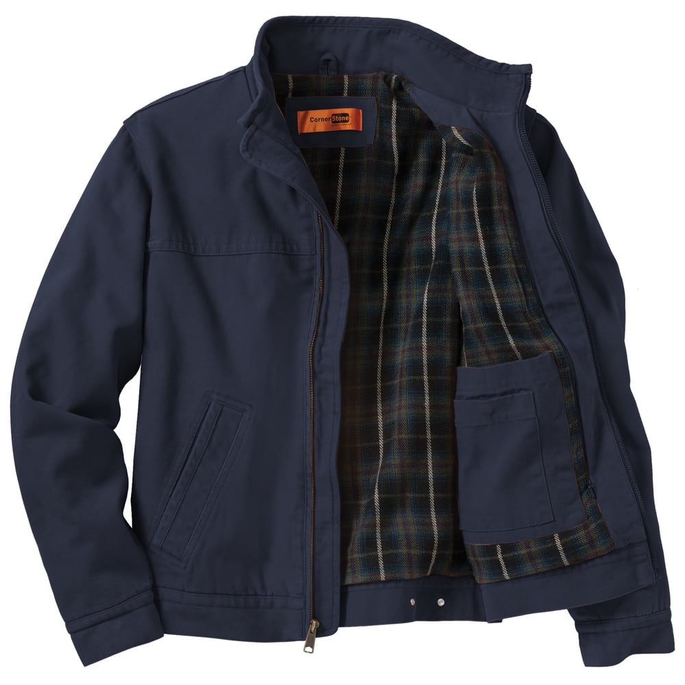 Washed Duck Cloth Flannel-Lined Work Jacket (CSJ40) / Corporate Apparel ...