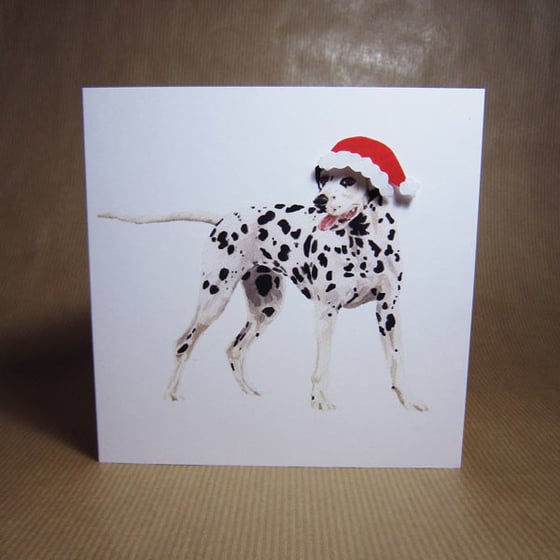 Image of Dalmatian Christmas Card