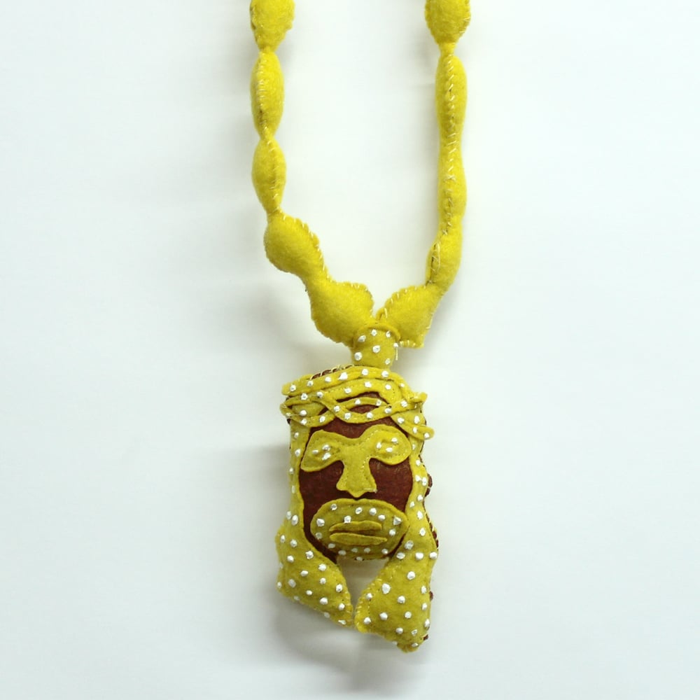 Image of Stuffed Felt Jesus Piece