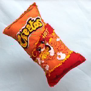 Image of Stuffed Felt Spicy Hot Cheetos