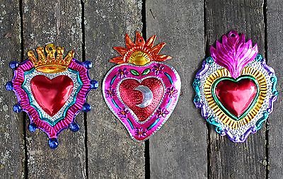 Image of Custom Channeled Milagros or "Miracles"  Sacred Heart Necklace