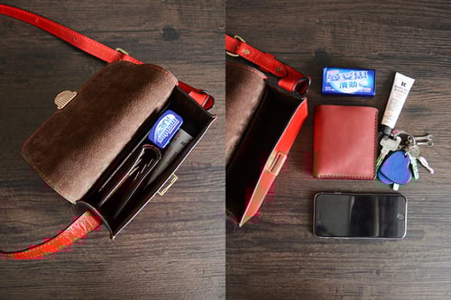 Image of Custom Handmade Italian Vegetable Tanned Leather Satchel, Messenger Shoulder Bag For Women D031