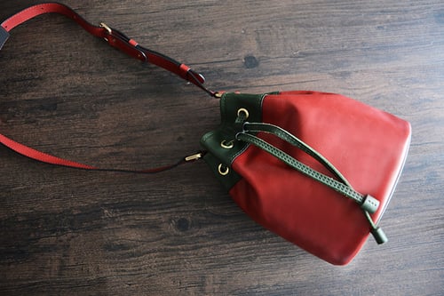 Image of Custom Handmade Genuine Leather Messenger Shoulder Bag Crossbody Bag D038