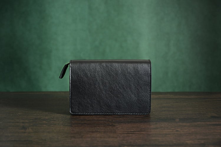 Leather sale clutch sale