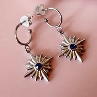 Image 4 of Blue Star Half Hoops