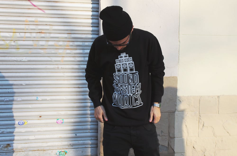 Image of SOUNDSYSTEM ADDICT Sweatshirt  (black)