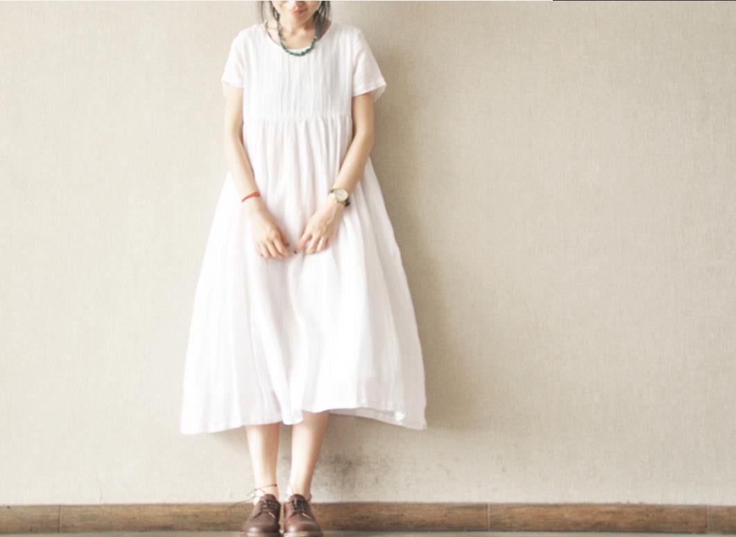 white umbrella dress