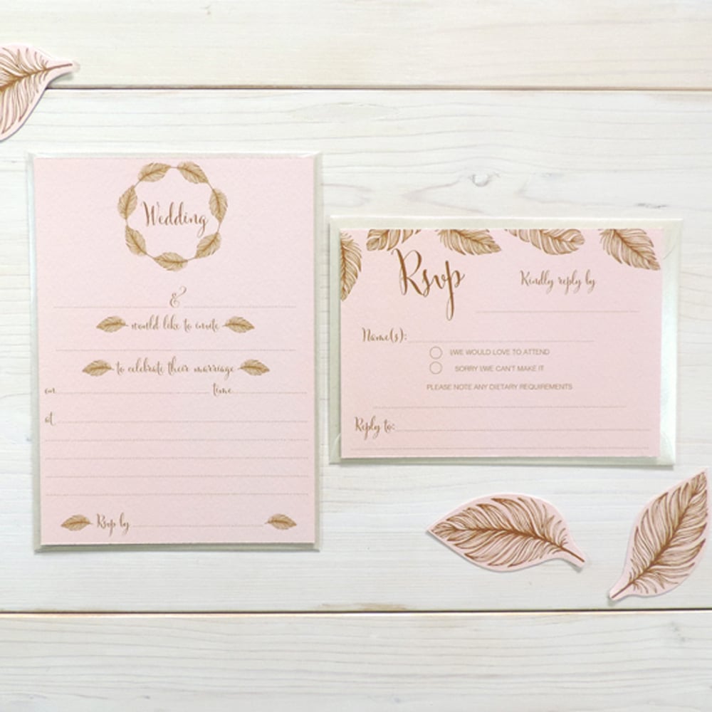 Image of Tickled Pink 'Write Your Own' Wedding Range