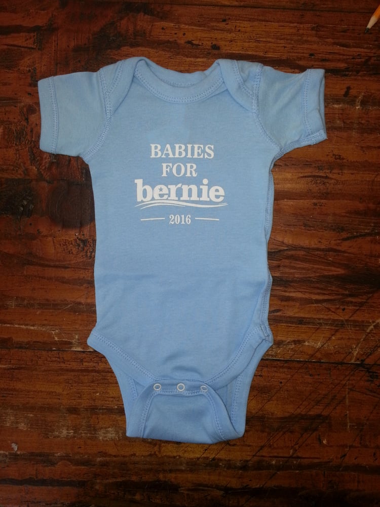 Image of Babies for Bernie - Bernie Sanders 2016 - Baby onesie / bodysuit 