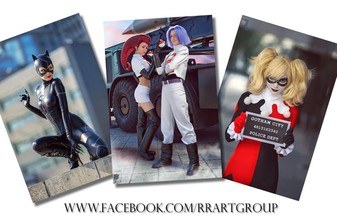 Image of Set of 3 signed cosplay cards - CHOOSE ANY PHOTO