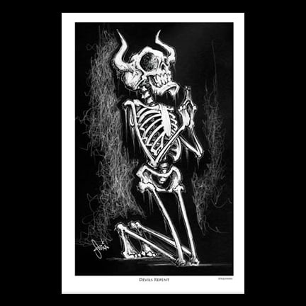 Image of Devils Repent Art Print