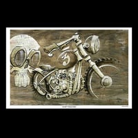 Flat Tracker Art Print