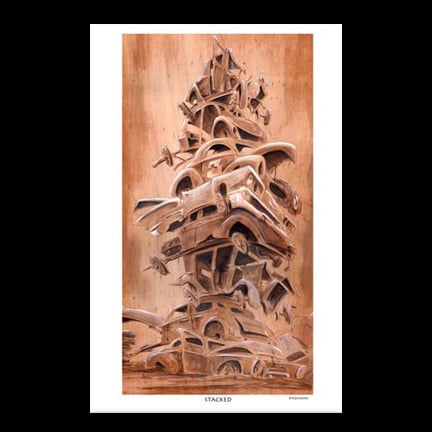 Image of Stacked Art Print
