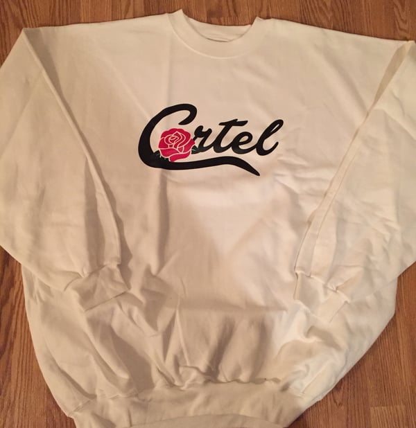 Image of White Cartel Rose Sweatshirt