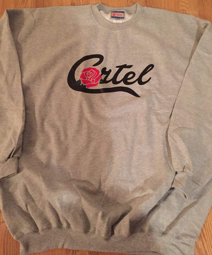 Image of Grey Cartel Rose Sweatshirt