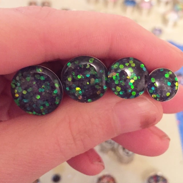 Image of Mermaid Scale Plugs (sizes 0g-2")