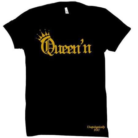 Image of Queen'n in Black (Traditional T-Shirt Style)