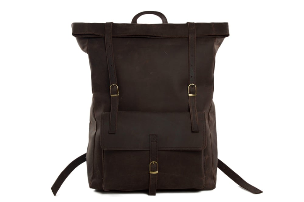 Image of New Design Handmade Genuine Leather Backpack, Travelling Backpack MG31