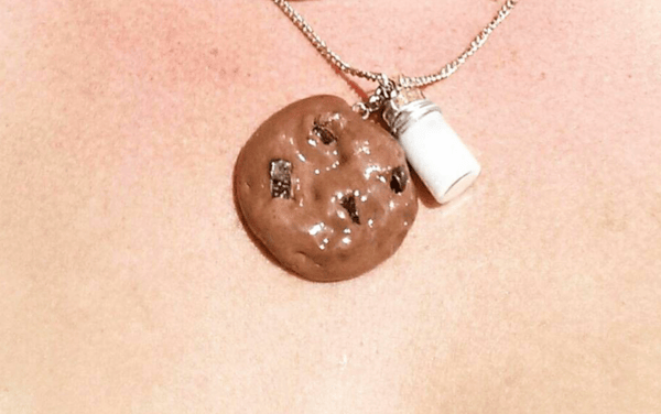 Image of Cookie and Milk Necklace