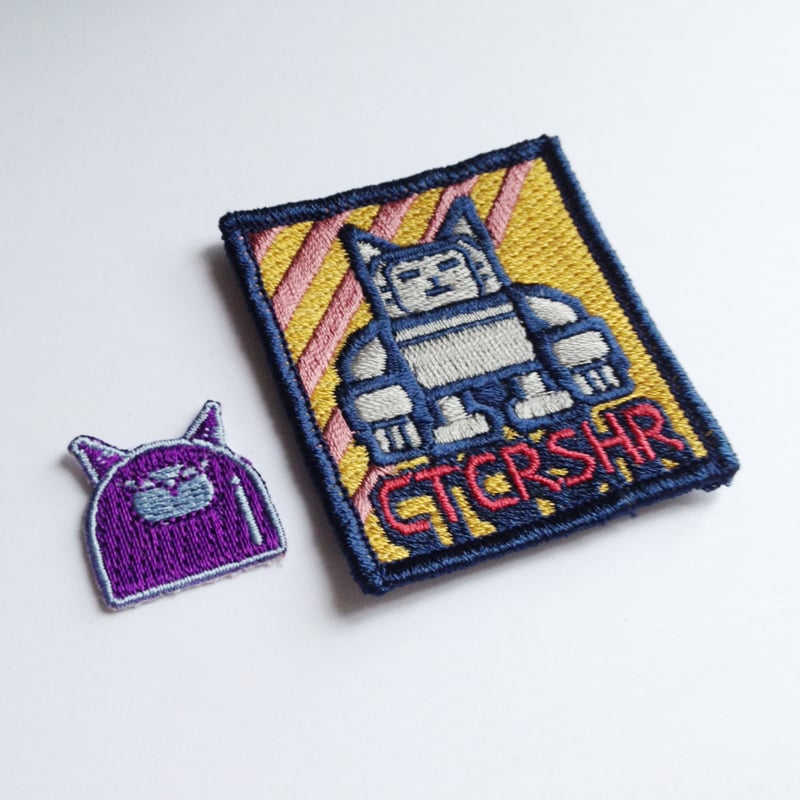 Image of CITYCRUSHER robot cat patches