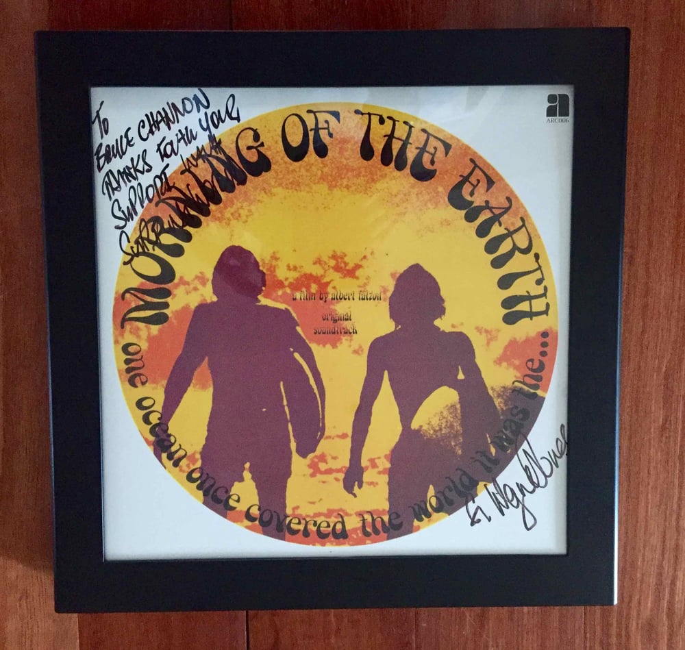 — Autographed MORNING OF THE EARTH — Autographed MORNING OF THE EARTH