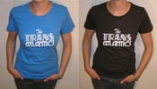 Image of Womens Logo Tee - Blue or Brown.