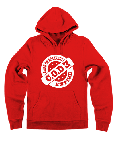Image of Red/White CODE Hoodie