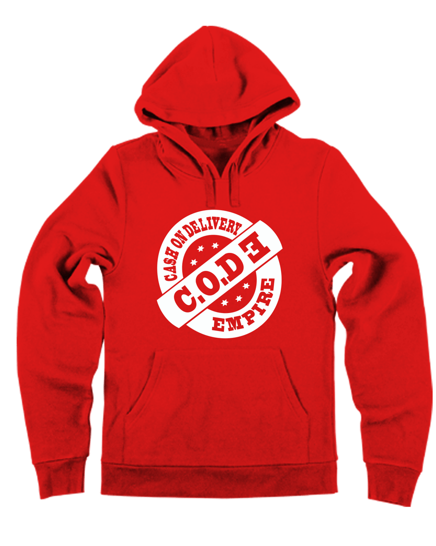 Image of Red/White CODE Hoodie
