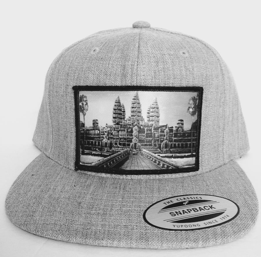 Image of Vintage Angkor Wat Patch Snapback 