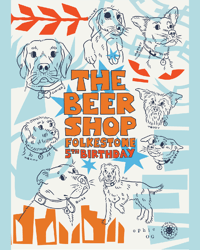 Image 1 of THE BEER SHOP FOLKESTONE x JEN THE ILLUSTRATOR x OPHIE OG DOG POSTER
