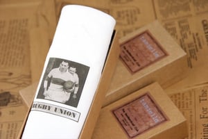 Image of Man's Handkerchief in a gift Box: Rugby