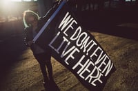 Image 2 of P.O.S We Dont Even Live Here Flag