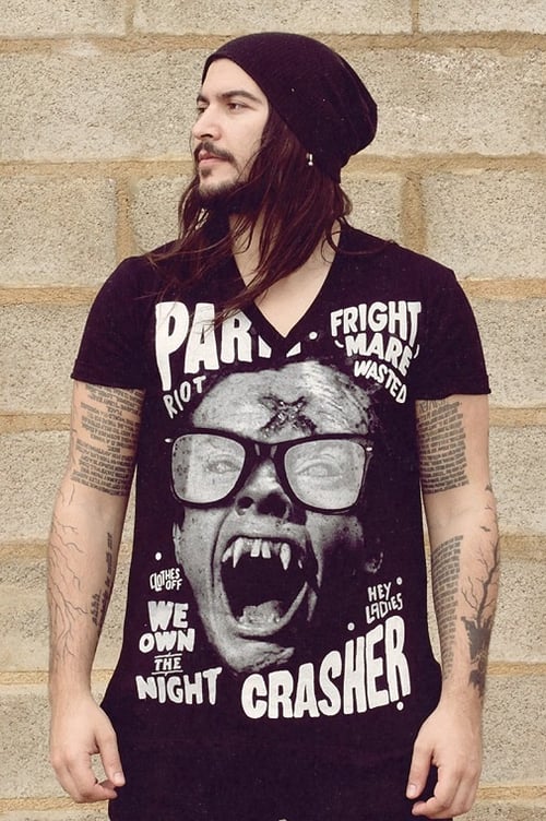 Image of PARTY CRASHER VNECK ♀ ♂