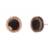Image of Wooden Frame Circle Cutout Earrings