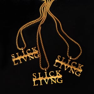 Image of EXCLUSIVE RELEASE | SLICK LIVING LOGO NECKLACE